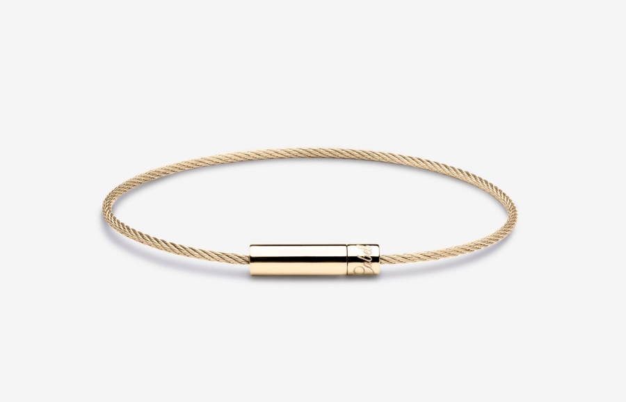 Cameron Cord Bracelet | Red / Gold